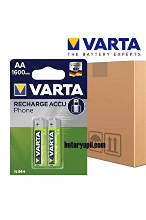 Varta 58399 Phone Şarjlı Kalem Pil Aa 1600 Mah 2'li Kart