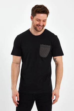  2601 Cep Detaylı Relax T-shirt