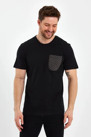  2601 Cep Detaylı Relax T-shirt