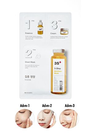 3 Aşamalı Yoğun Besleyici Maske (15g) 3 step Nutrition Mask