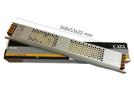 Cata Ct-2678 30 Amper Slim(Fansız) Led Trafosu(360W)