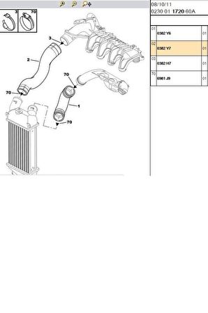 Turbo Hortumu C3 14HDI (R23152-İBR30327-0382.Y7)