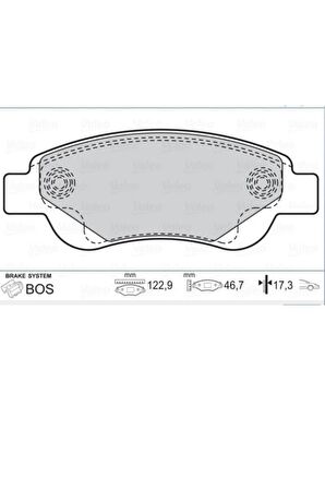 Ön Fren Balata  107 (6707.18-GDB1633-LP1949-1613819980)