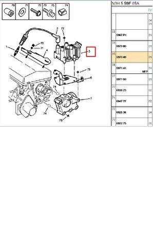 Bobin 106 Saxo (597049-359000601480)