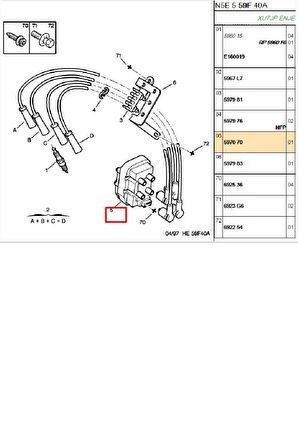 Bobin 106 306 Partner TU3 TU5JP (597070-GN1048812B1-22404005)