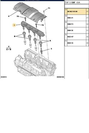 Bobin 301 308 (9800251580-GN1065412B1-2453R)