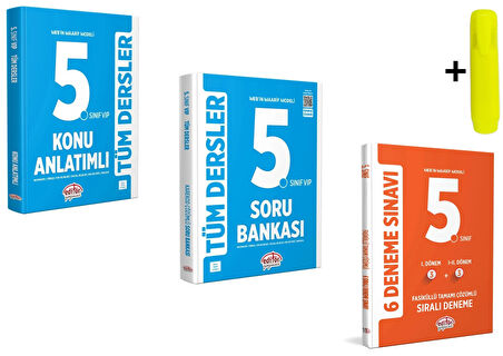 Editör Yayınları 5. Sınıf Tüm Dersler Konu Soru Deneme Seti