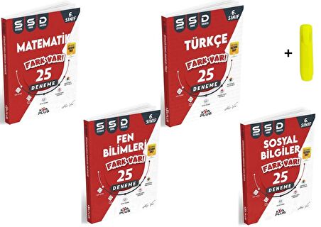 KVA Yayınları 6. Sınıf Tüm Dersler 25 Sistematik Sarmal Deneme Seti Yeni