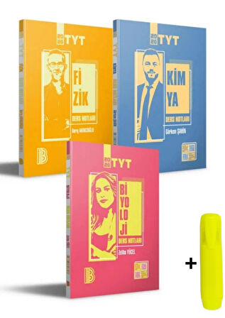 2026 TYT Fizik Kimya Biyoloji Ders Notları Seti Benim Hocam Yayınları