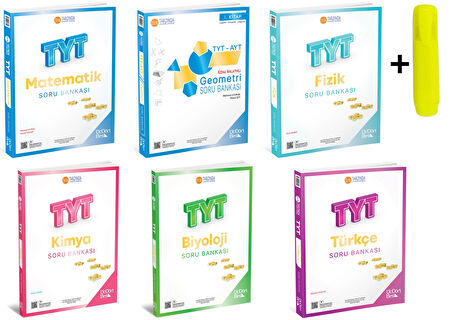 ÜçDörtBeş Yayınları TYT Tüm Dersler Soru Bankası Seti 6 Kitap Yeni