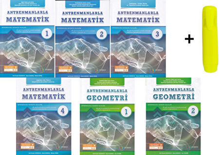 Antrenmanlarla TYT AYT Matematik ve Geometri Seti Toplam 6 Kitap