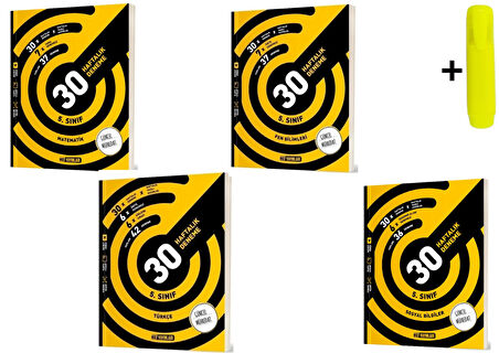 Hız Yayınları 5. Sınıf Matematik Fen Türkçe Sosyal Haftalık Deneme Seti