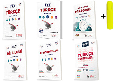 Limit Yayınları Tyt Türkçe Konu Soru Deneme Seti 6 Kitap