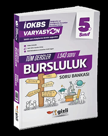 Gizli 5. Sınıf İOKBS Bursluluk 10 Deneme Sınavı Ve Soru Bankası Maarif Model
