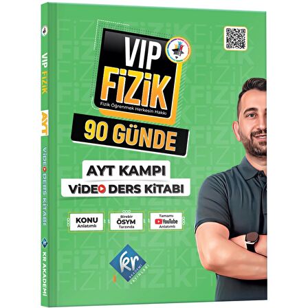 VİP Fizik AYT Video Ders ve Soru Bankası KR Akademi Yayınları