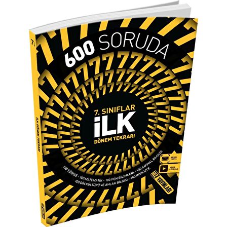 7. Sınıflar İçin 3 Kitaplık İlk Dönem Tekrar Seti Kalem Hediyeli