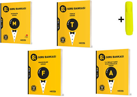 Hız 8. Sınıf Uzman Matematik Fen Türkçe İnkılap Soru Bankası Seti Yeni