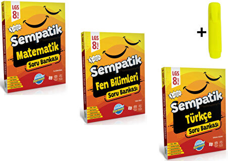 Ünlüler Karması 8.Sınıf Matematik Fen Türkçe Soru Bankası Seti