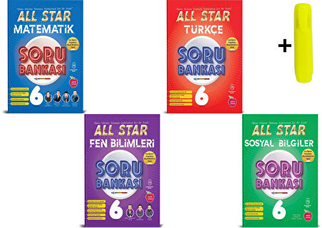 Newton 6.Sınıf All Star Matematik Fen Türkçe Sosyal Soru Bankası Yeni