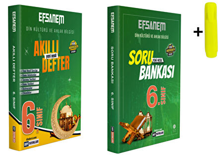 DDY 6.Sınıf Din Kültürü ve Ahlak Bilgisi Efsane Yeni Nesil Akıllı Defter Ve Soru Bankası