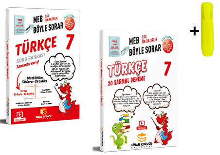 Sinan Kuzucu 7. Sınıf Türkçe Soru Bankası ve Deneme Yeni