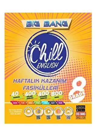 LGS 8. Grade Big Bang Chill Hazırlık Seti 3 Kitap