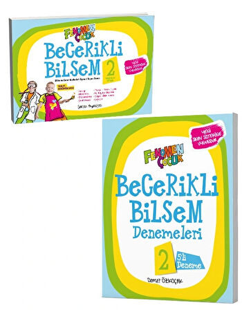 Fenomen Çocuk 2. Sınıf Becerikli Bilsem Hazırlık Ve Deneme Kitabı Güncel Baskı