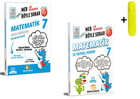 Sinan Kuzucu 7. Sınıf Matematik Soru Bankası ve Deneme Yeni