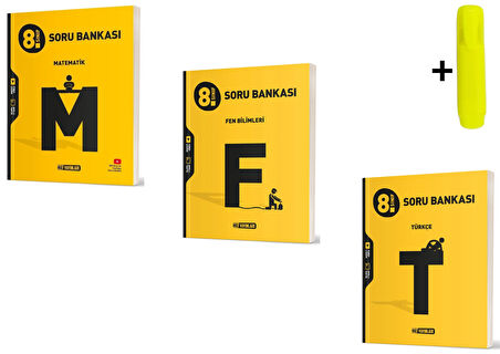 Hız Yayınları 8.Sınıf Matematik Fen Türkçe Soru Bankası Seti