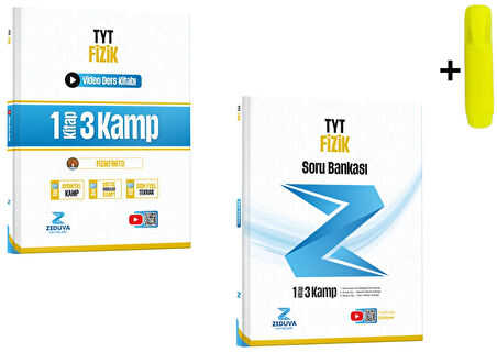 Zeduva Fizikfinito TYT Fizik 1 Kitap 3 Kamp Soru Bankası Ve Video Ders