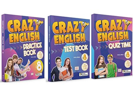 8. Sınıf Crazy English Konu Soru Deneme Seti 3 Kitap