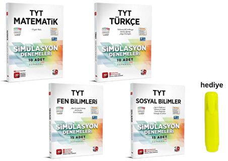 3D Yayınları Tyt Matematik Fen Türkçe Sosyal Simülasyon Deneme Seti