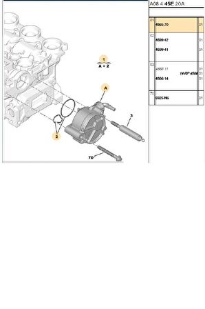 Vakum Pompası Partner 206 207 307 308 407  DW6 (456570-9850109580-702551050)