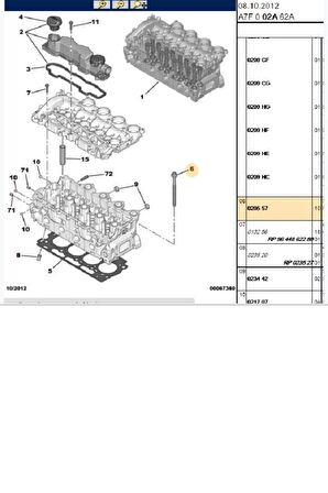 Silindir Kapak Saplaması DW4-DW6 (020557-1682800880)