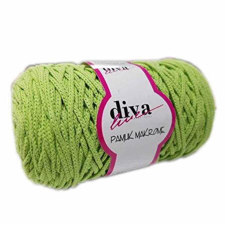 Diva Pamuk Makrome Fıstık Yeşili Kalın No:81