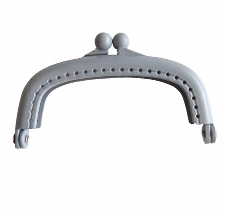 9 cm plastik cüzdan klipsi Gri PC21