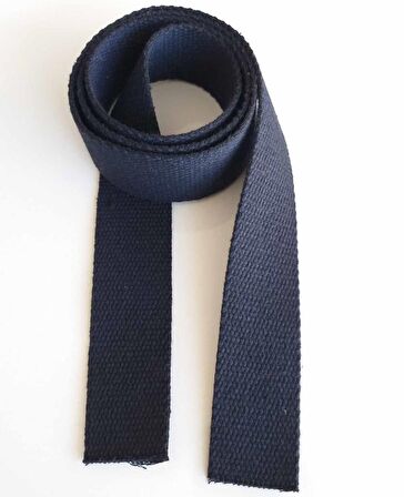 4 Cm Pamuklu Kolon 1 Metre Lacivert