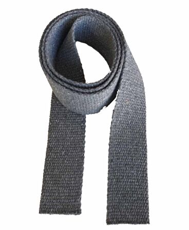 4 Cm Pamuklu Kolon 2 Metre Koyu Gri