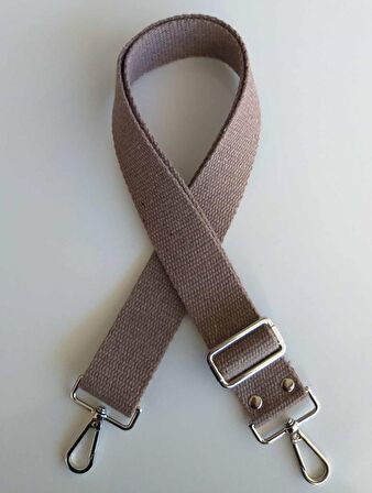 Pamuklu Kolon 120x4 Cm Gümüş Metal Vizon