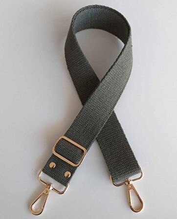 Pamuklu Kolon 120x4 Cm Light Gold Metal Haki