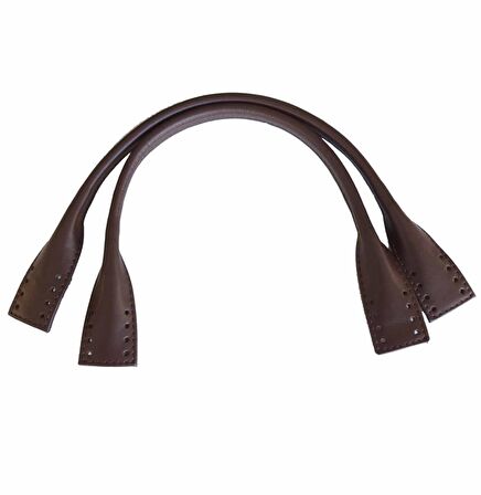 Gerçek Deri Kısa Pelikan Model Çanta Sapı Koyu Kahve Renk