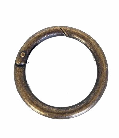 Antik renk  4 cm yaylı halka