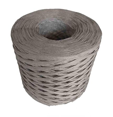 Yeni İthal Rafya İp Gri