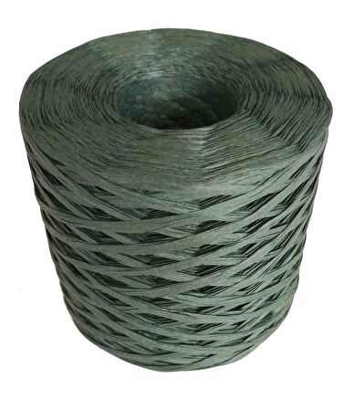 Yeni İthal Rafya İp Koyu Yeşil