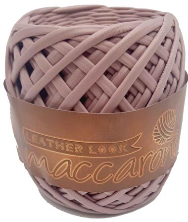 Açık Pembe Renk Maccaroni Deri İp