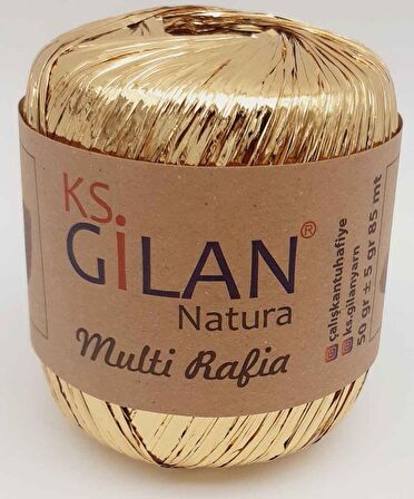 Parlak Rafya Gold Renk No:1