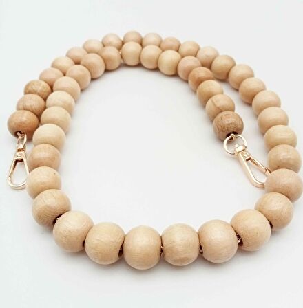 İnce Boncuklu 90 cm Ahşap Sap