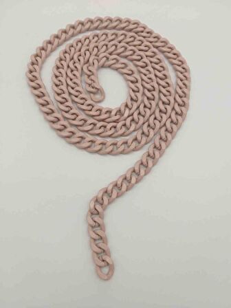 Renkli Metal Zincir Pudra 120 Cm