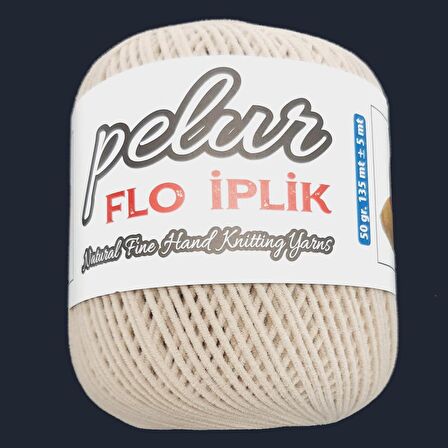 Kadife Flok İp Koyu Bej No:10