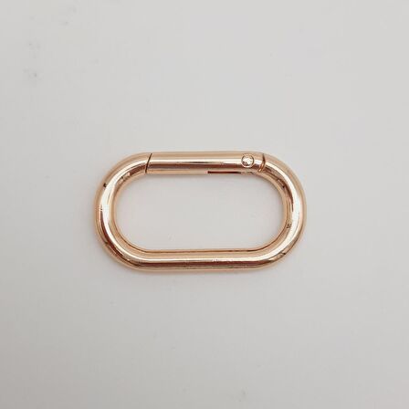 Light Gold Büyük Boy Ovalize Yaylı Halka